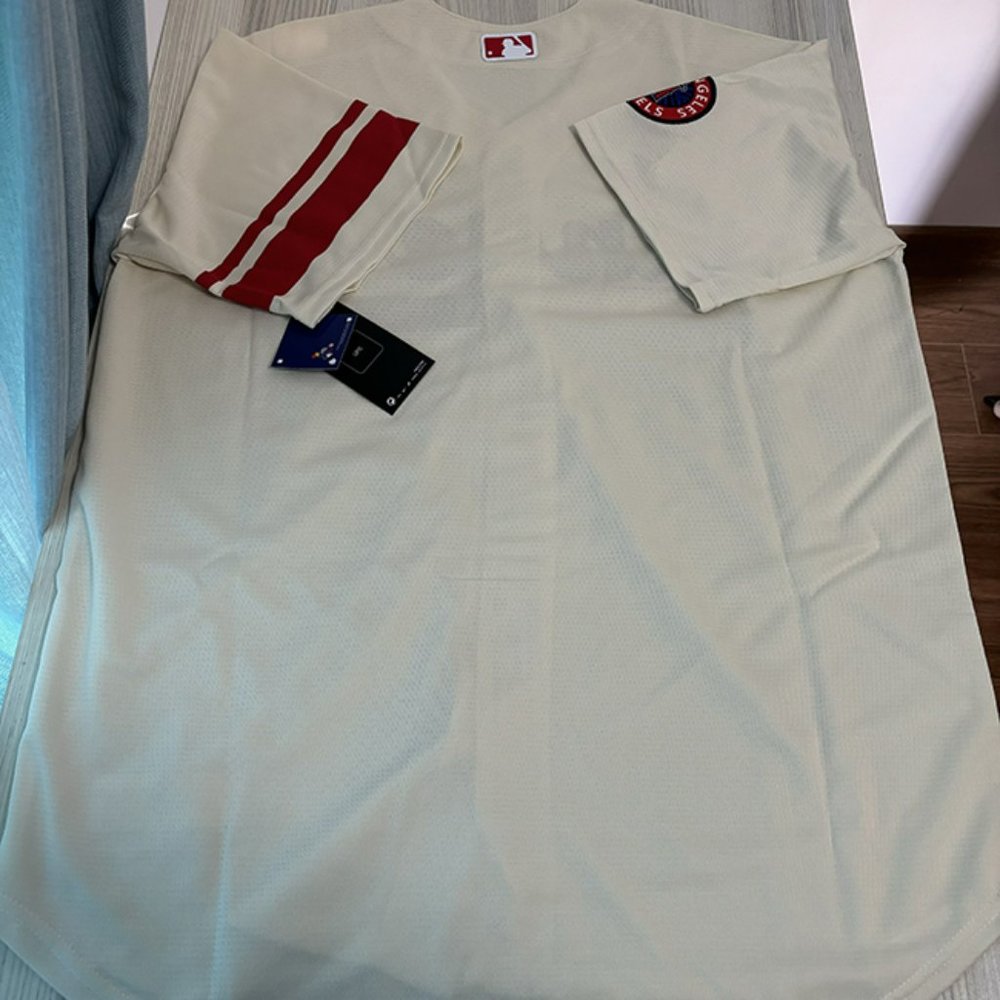 Nike MLB White Los Angeles Angels Baseball Jersey - Picture 4 of 5